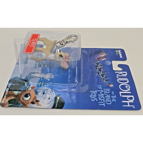 Clip On Ornament Island Misfit Toy Rudolph Red Nosed Reindeer & Clarice Set 2 U5 - Picture 6 of 7